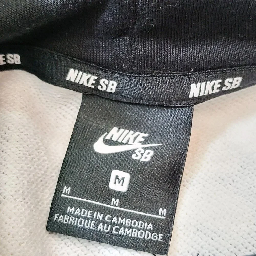 Nike SB Paradise Hoodie Men's Skateboarding Fleece Printed Floral DD0370-010 - Picture 7 of 8